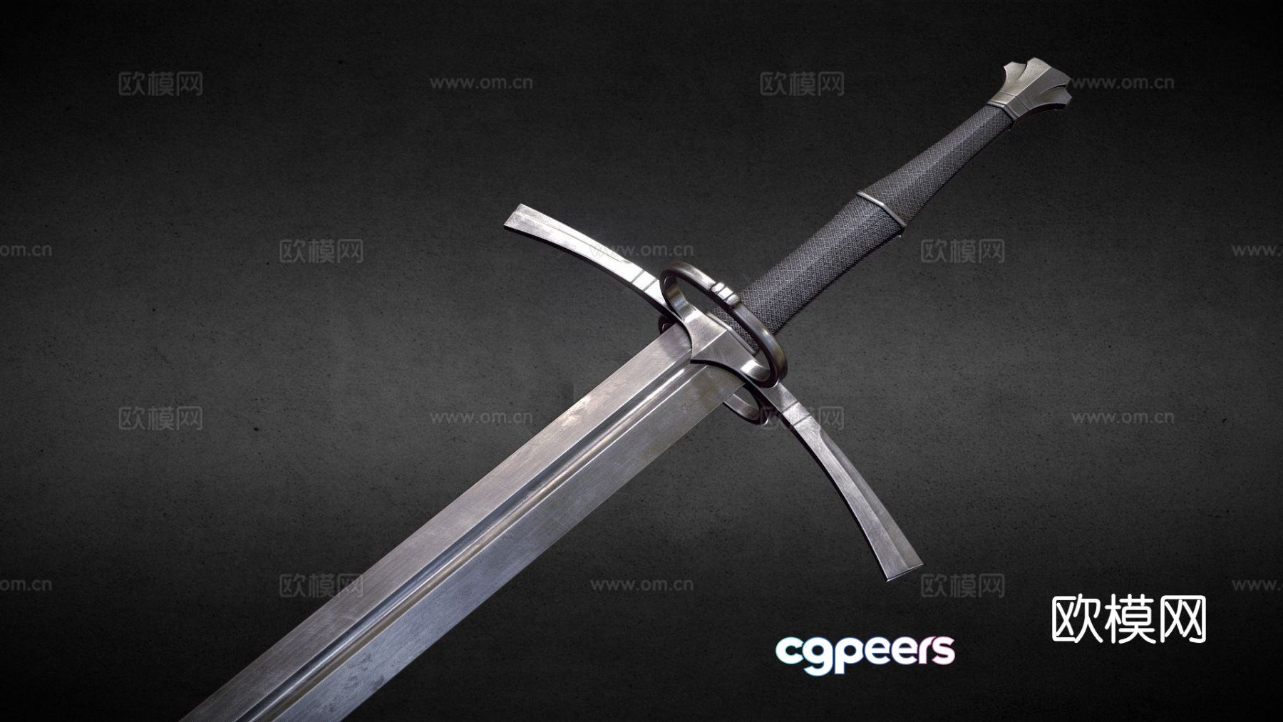 Renaissance long sword 3d model Renaissance long sword 3d model