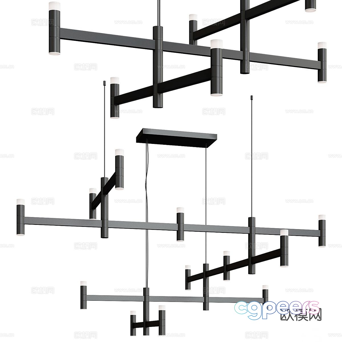 Creative chandelier 3d model Creative chandelier 3d model