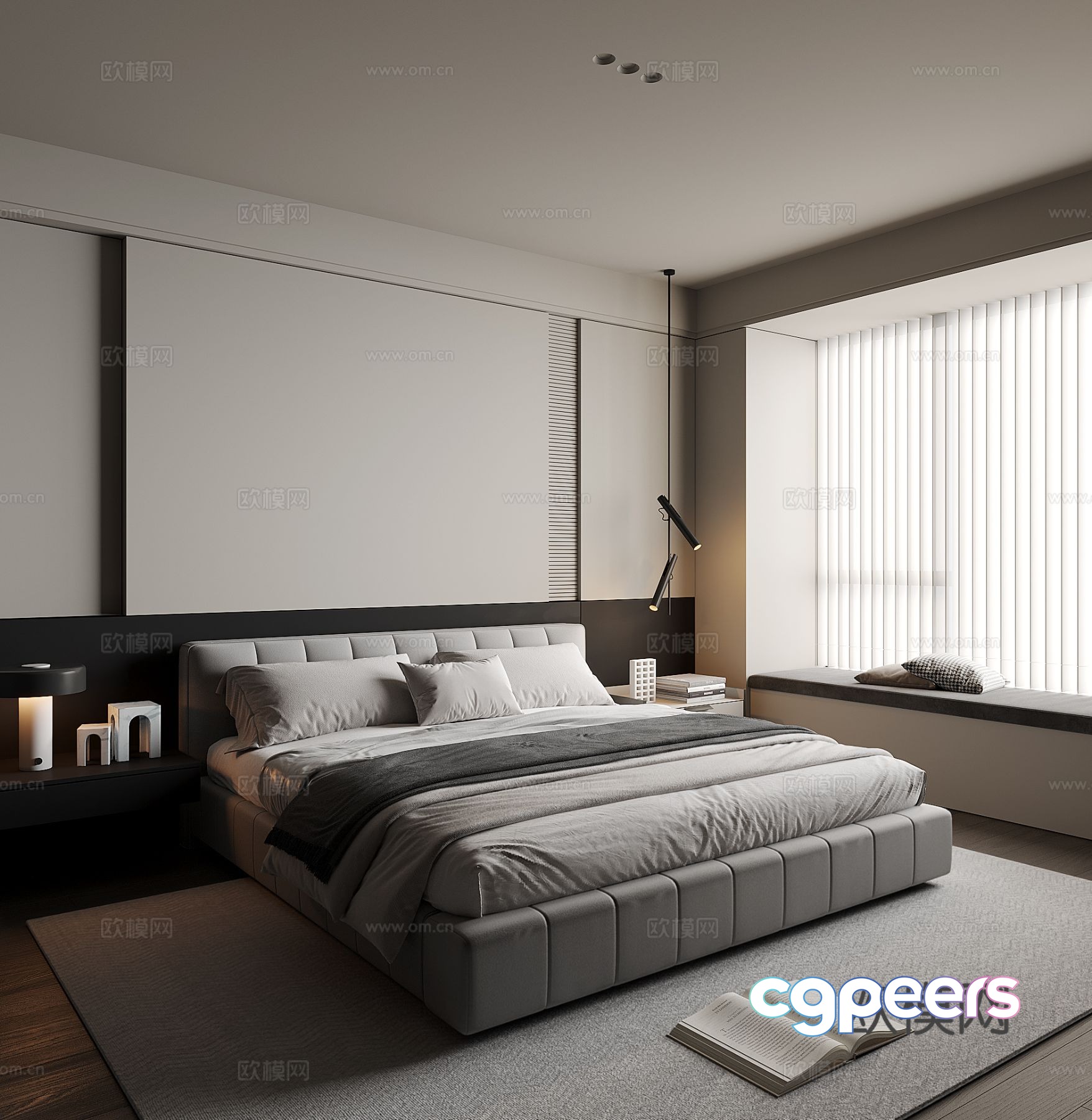 Modern bedroom master bedroom 3d model Modern bedroom master bedroom 3d model