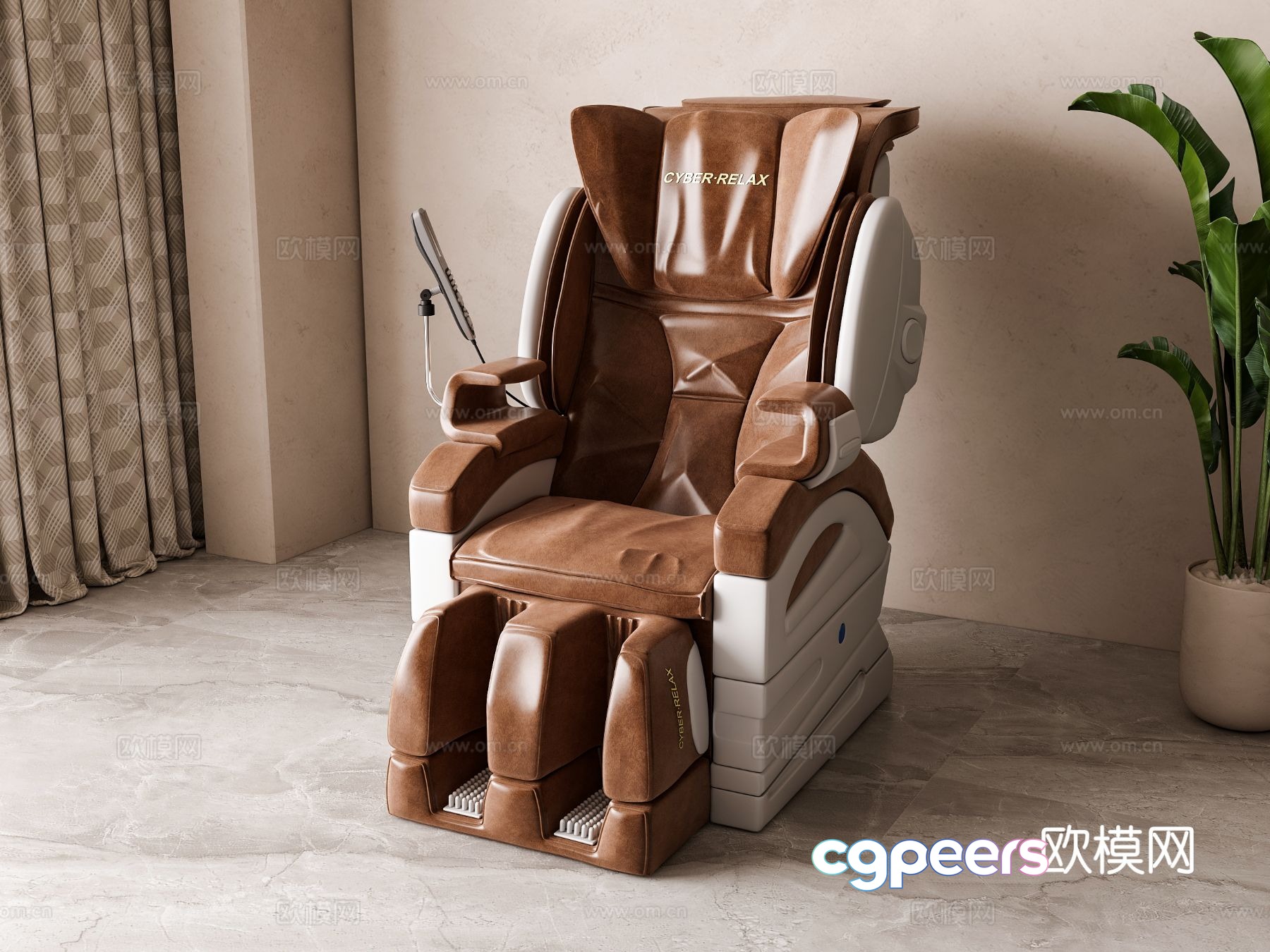Modern massage chair 3d model Modern massage chair 3d model