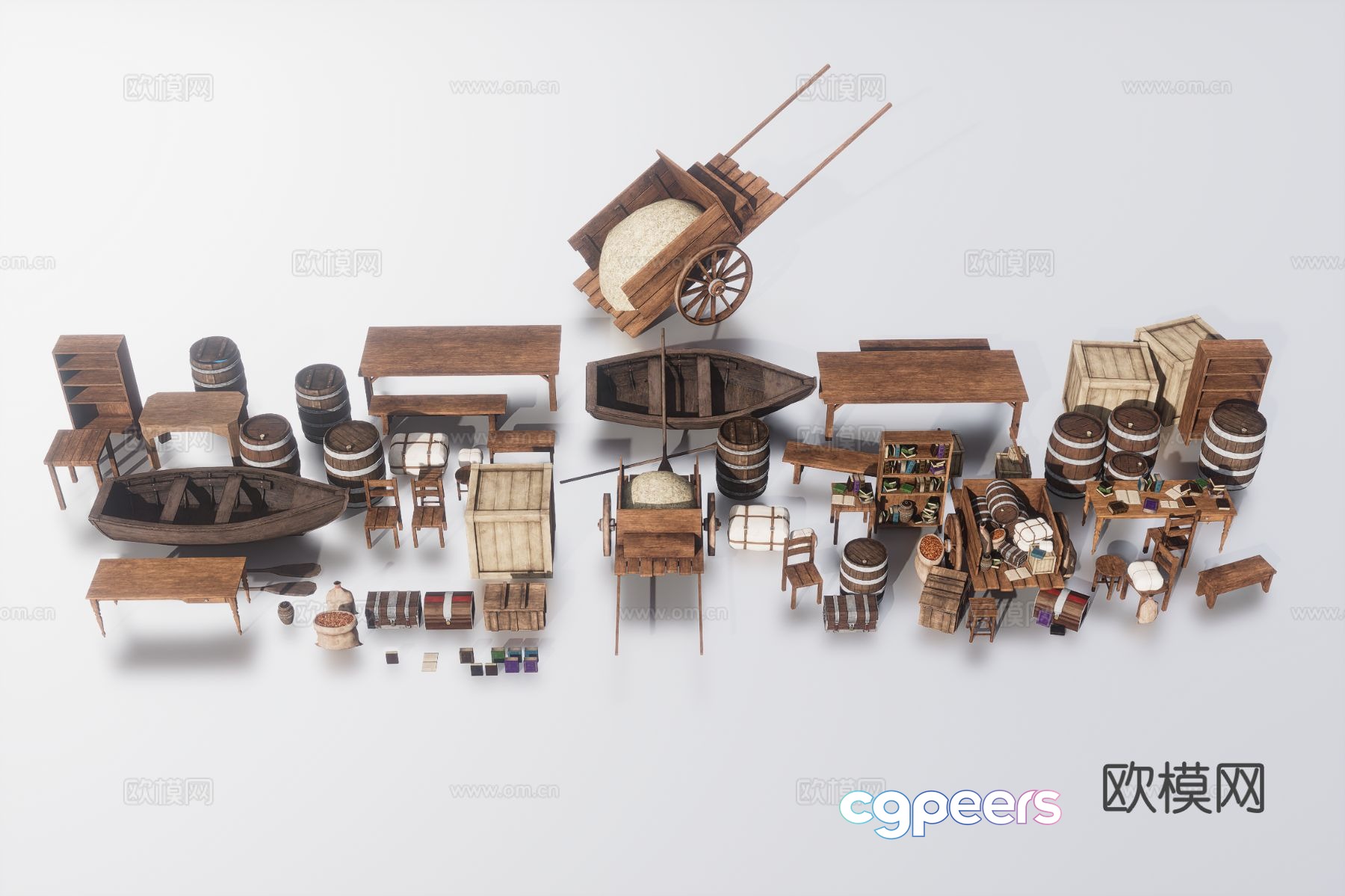 Medieval objects folklore sketch 3d model Medieval objects folklore sketch 3d model