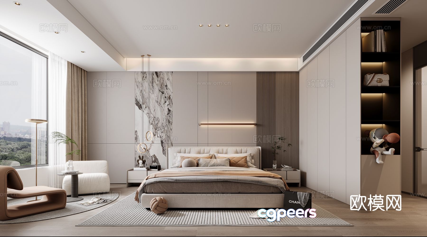 Modern bedroom master bedroom 3d model Modern bedroom master bedroom 3d model