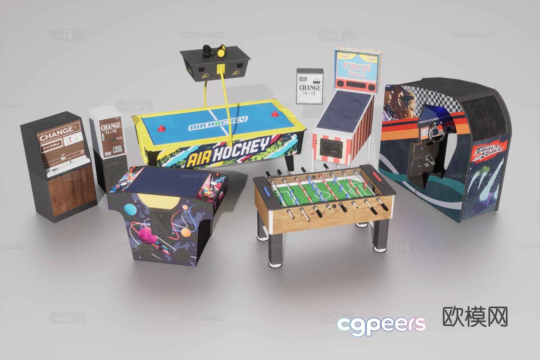 arcade game console 3d model arcade game console 3d model