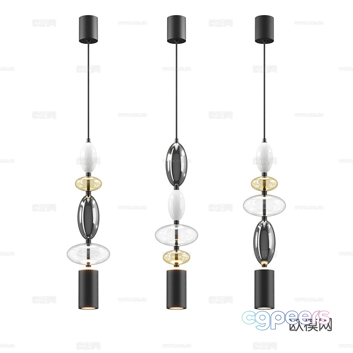 Light luxury small chandelier bedside small chandelier 3d model Light luxury small chandelier bedside small chandelier 3d model