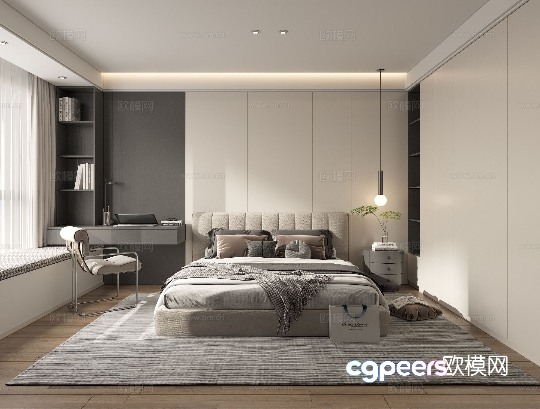 Modern bedroom master bedroom 3d model Modern bedroom master bedroom 3d model