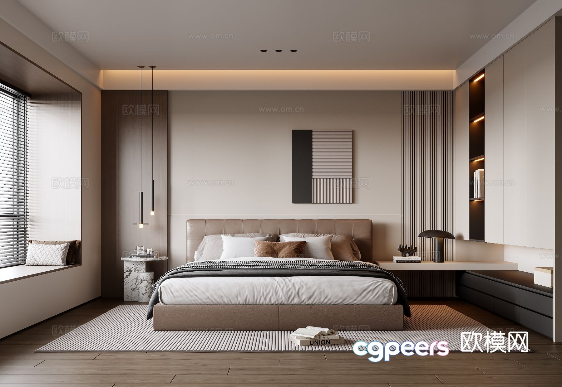 Italian style bedroom master bedroom 3d model Italian style bedroom master bedroom 3d model