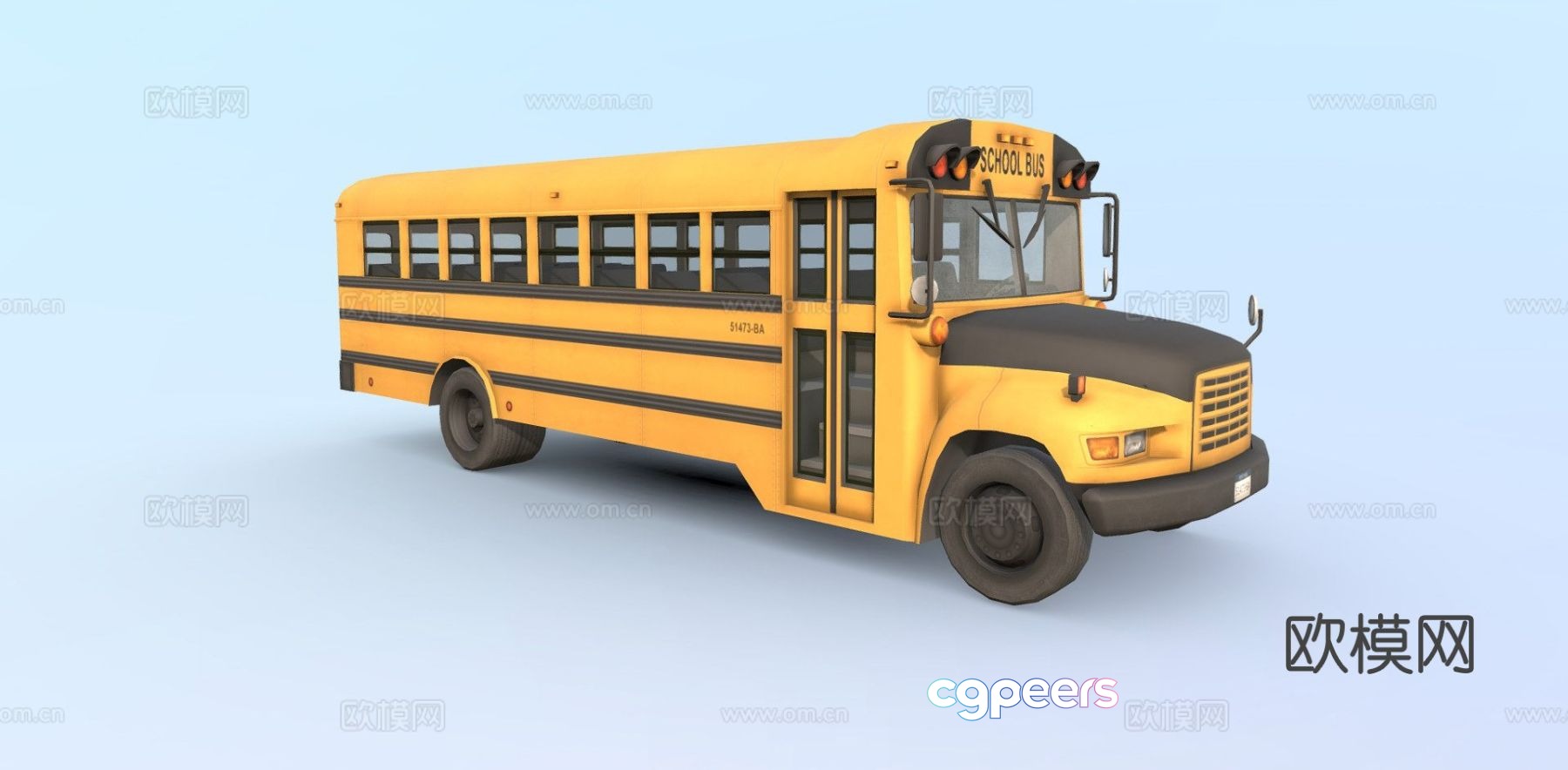 car bus school bus 3d model car bus school bus 3d model