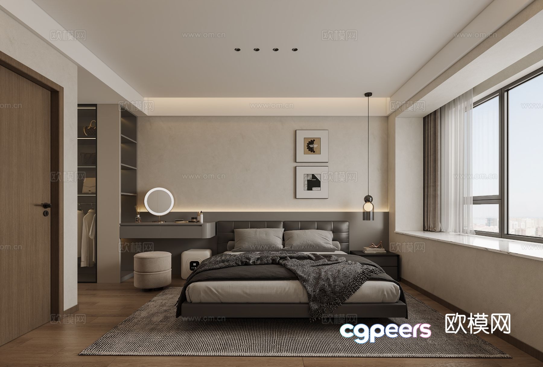 Modern bedroom master bedroom 3d model Modern bedroom master bedroom 3d model