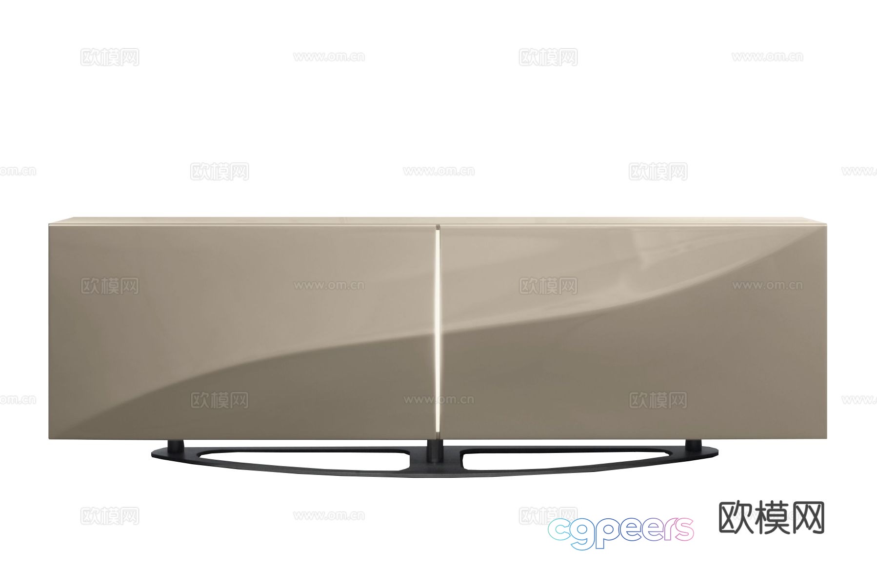 roche bobois side cabinet 3d model roche bobois side cabinet 3d model