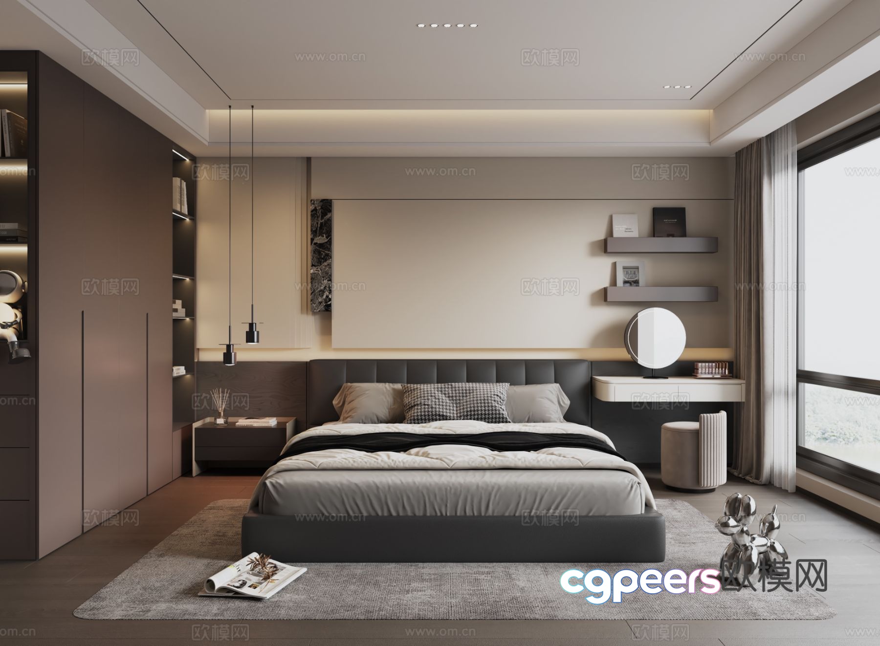 Italian style bedroom 3d model Italian style bedroom 3d model