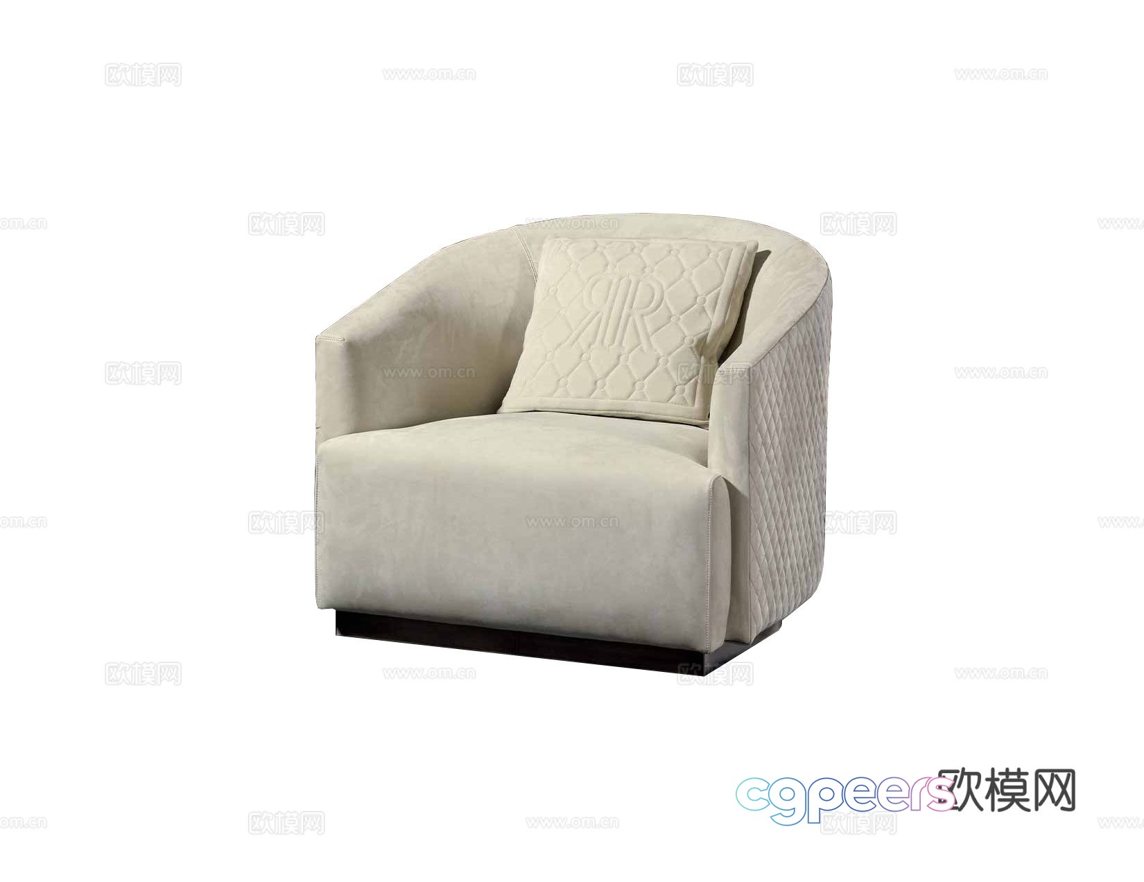 Rugiano OPERA single sofa 3d model Rugiano OPERA single sofa 3d model