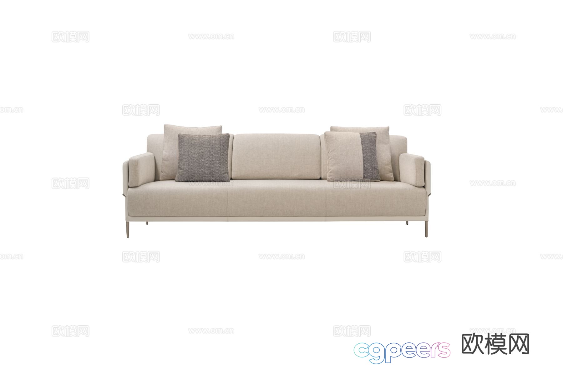 TURRI ZERO Multiplayer Sofa 3D Model TURRI ZERO Multiplayer Sofa 3D Model