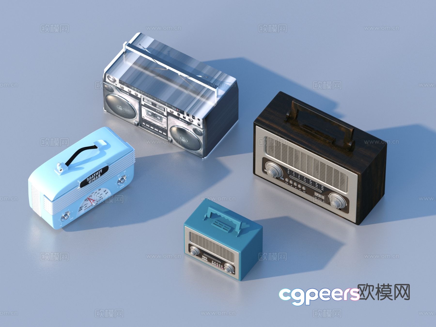Radio Recorder 3d Model Radio Recorder 3d Model