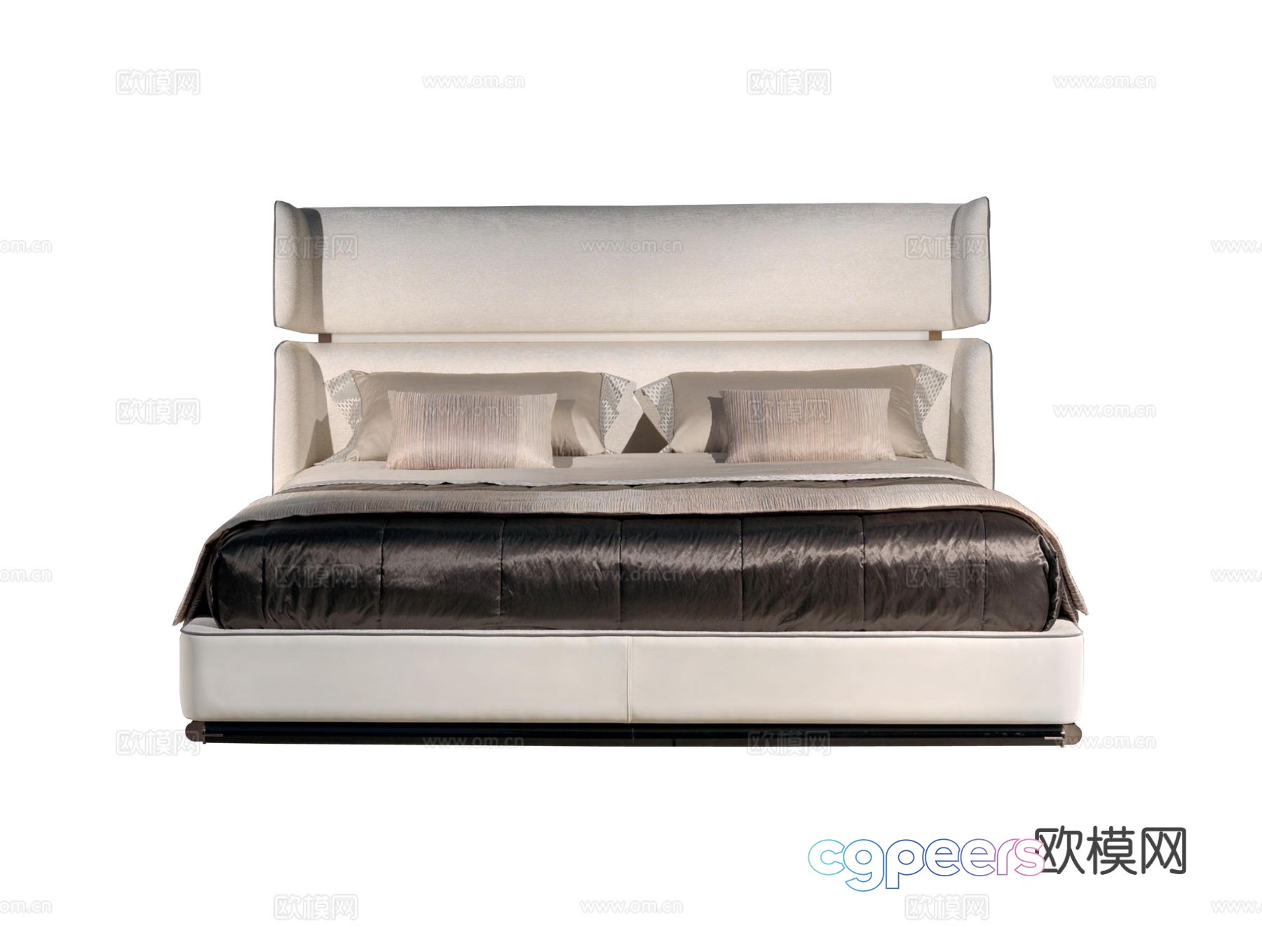 Visionnaire REVERIE Double Bed 3D Model Visionnaire REVERIE Double Bed 3D Model