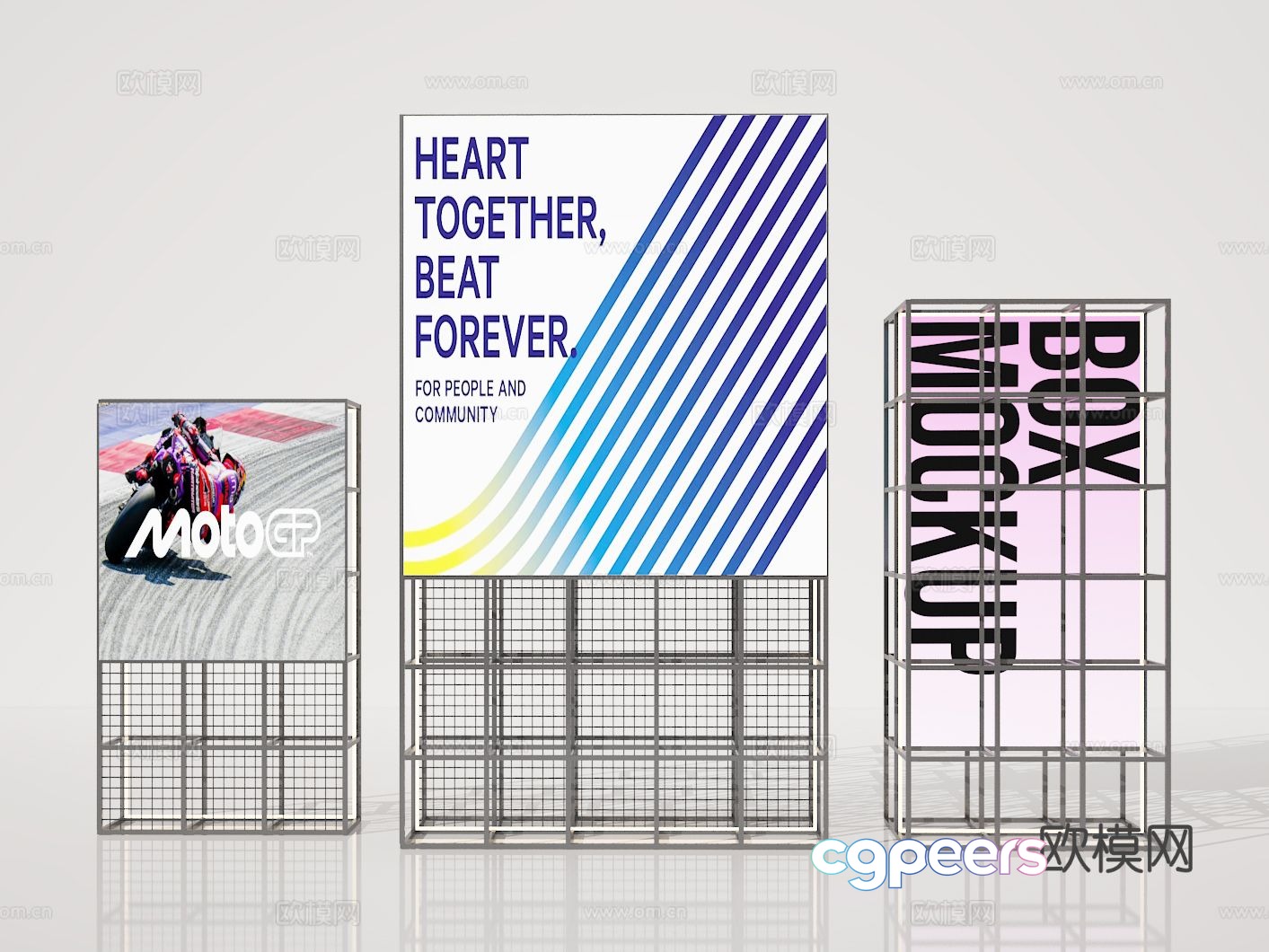 Advertising rack 3d model