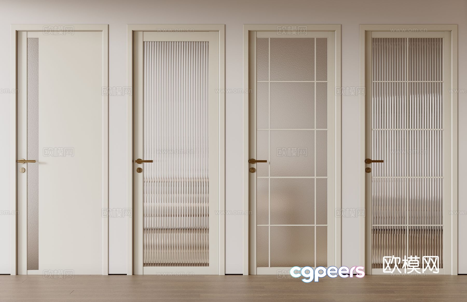 Cream Windshield Door 3d Model Cream Windshield Door 3d Model