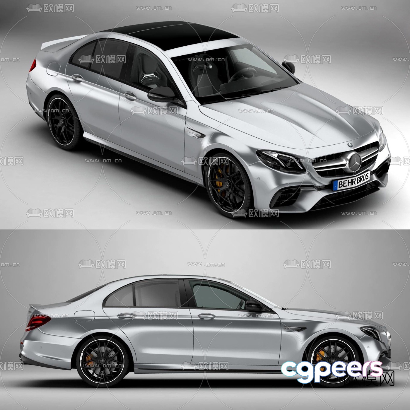 modern mercedes car 3d model modern mercedes car 3d model