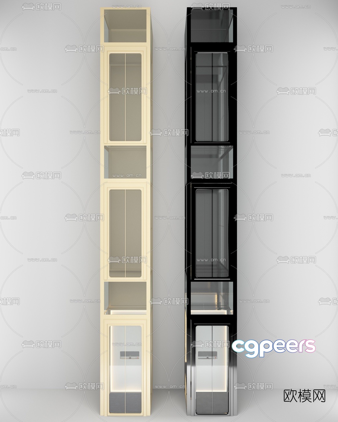 Modern home elevator 3d model Modern home elevator 3d model
