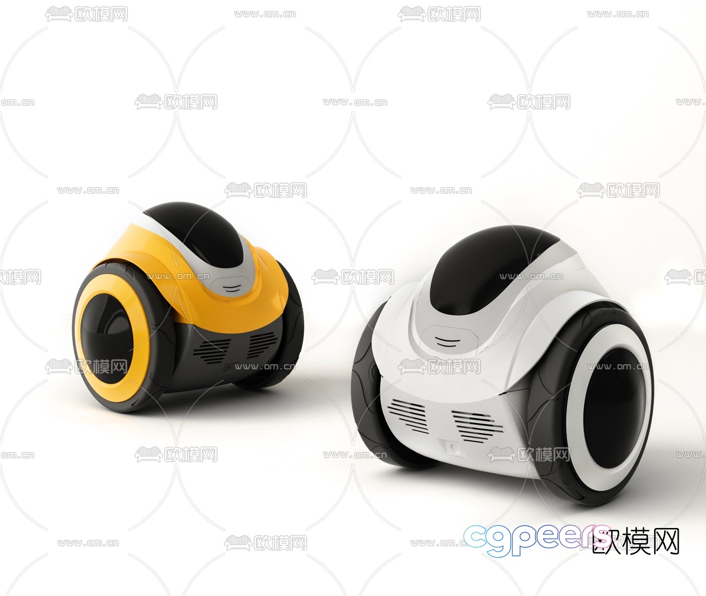 Modern sweeping robot 3d model Modern sweeping robot 3d model