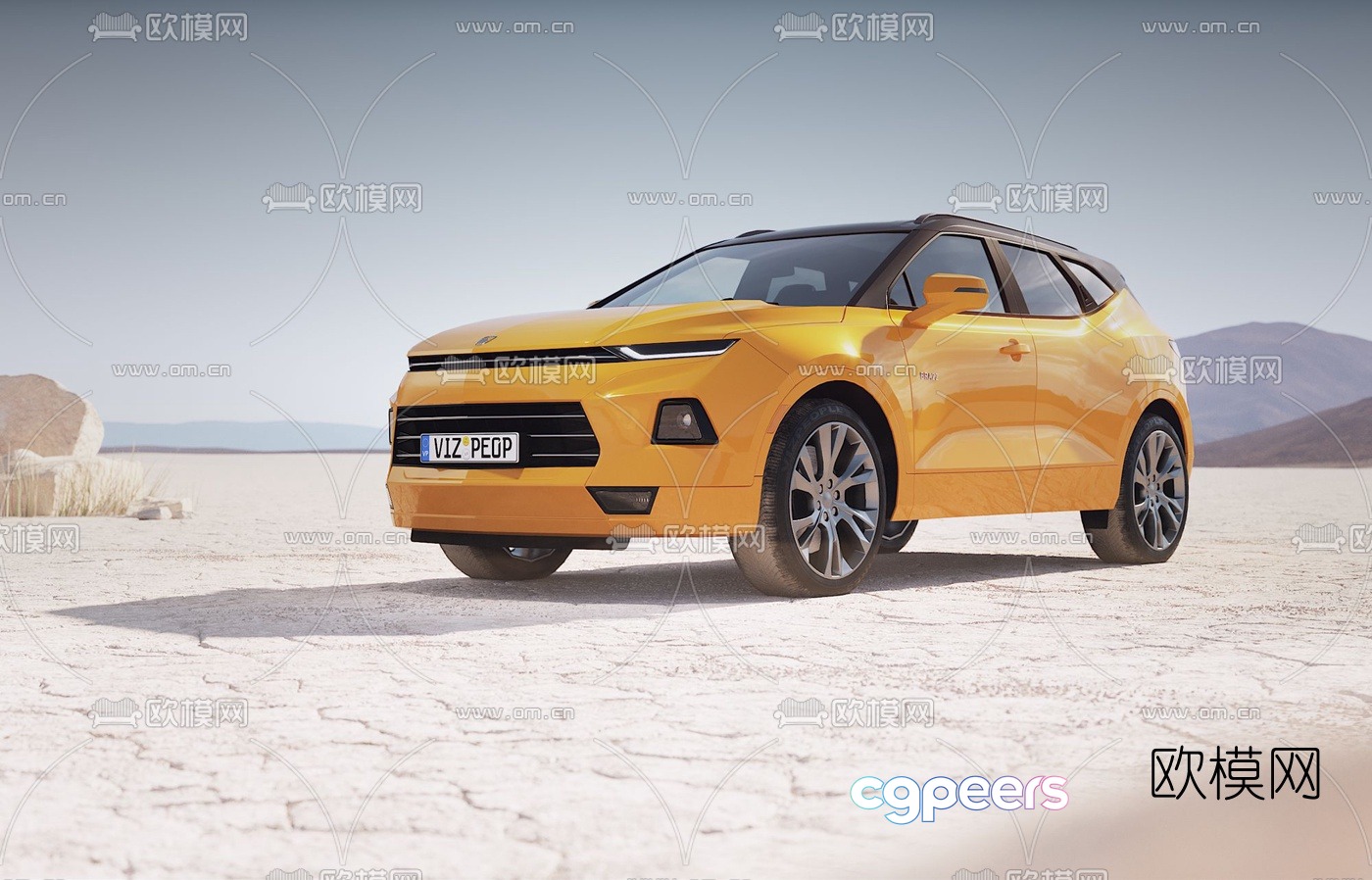 Modern SUV car 3d model Modern SUV car 3d model