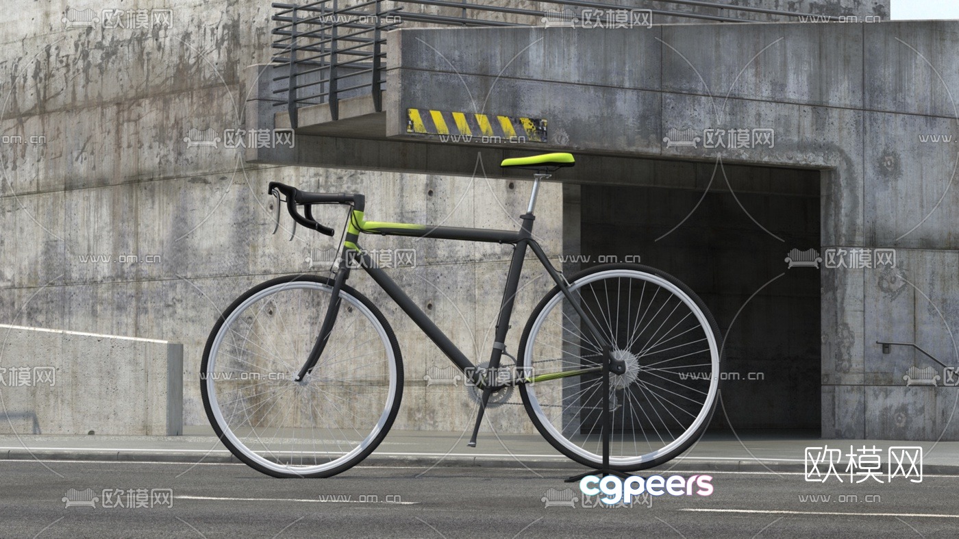 modern bicycle 3d model modern bicycle 3d model