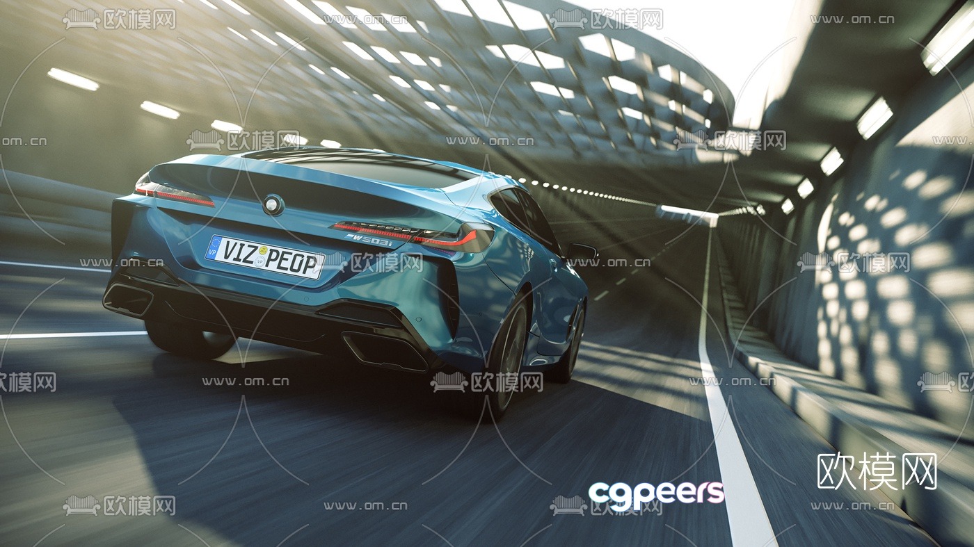Modern BMW car 3d model Modern BMW car 3d model