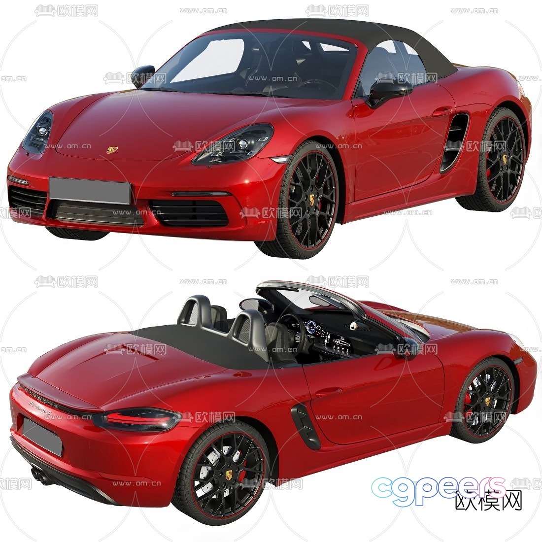 modern porsche sports car 3d model modern porsche sports car 3d model