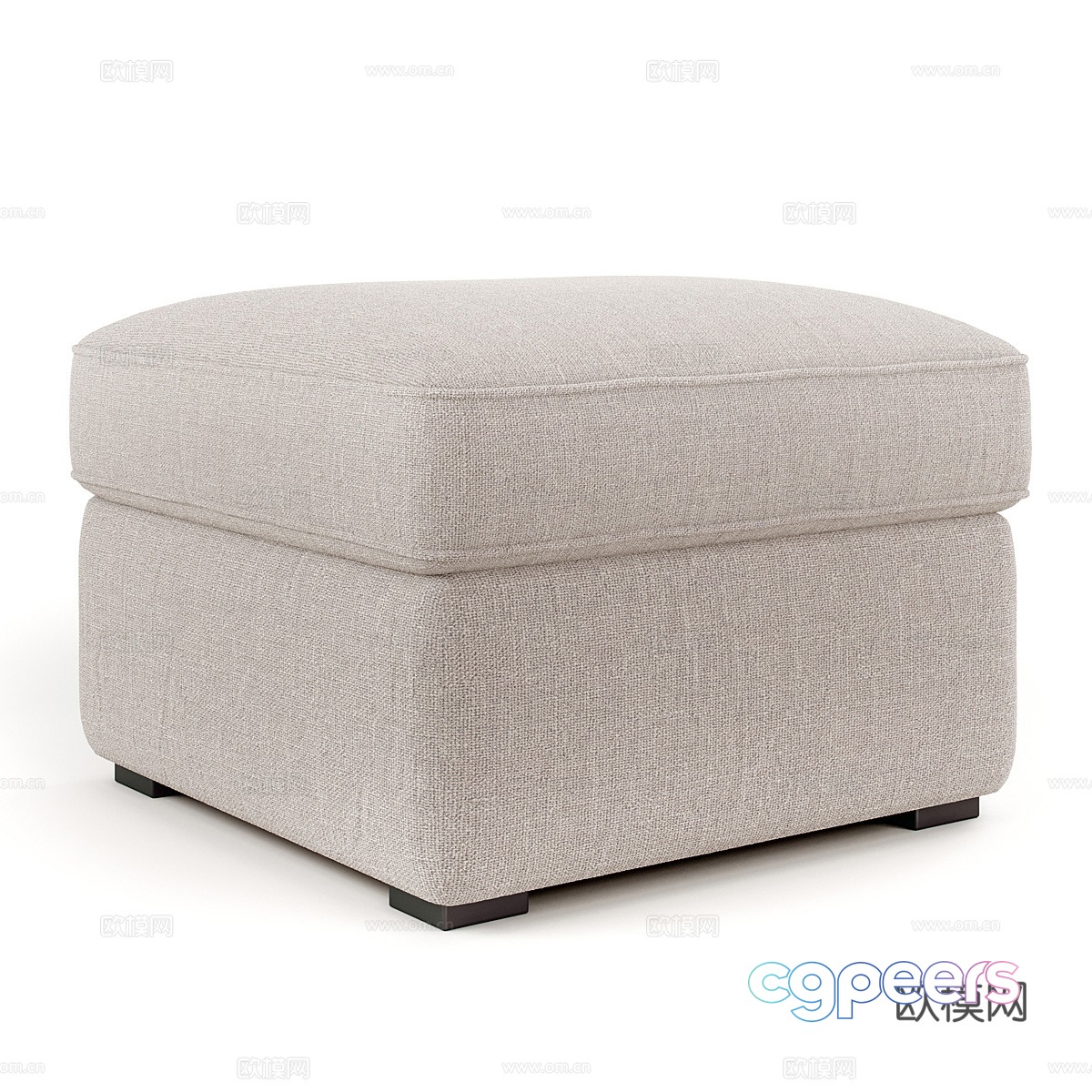 Sofa stool low stool soft stool 3d model Sofa stool low stool soft stool 3d model