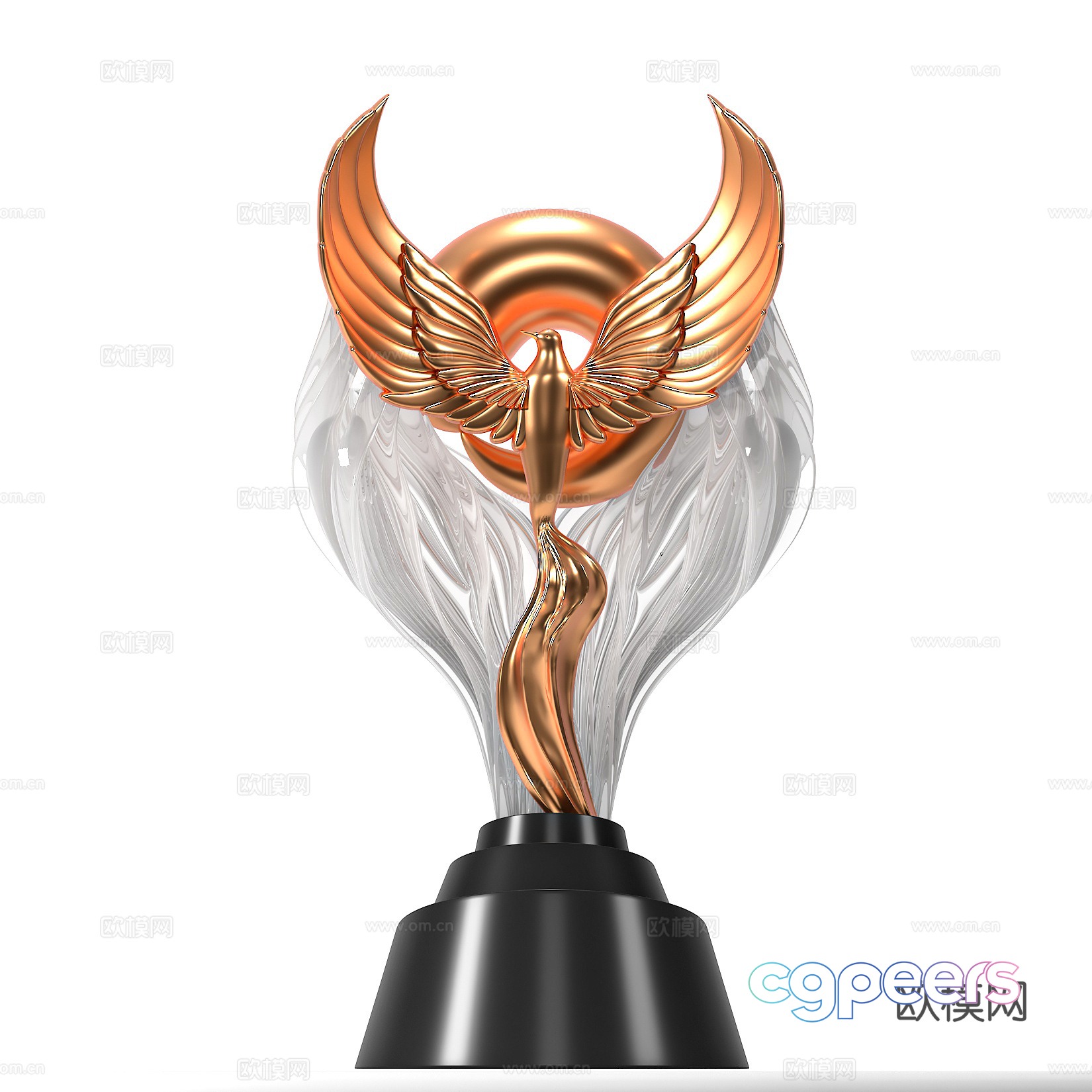 Haiyan Trophy 3d model Haiyan Trophy 3d model