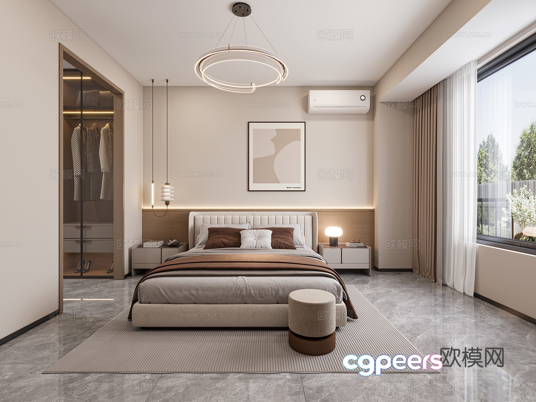 Modern bedroom master bedroom 3d model Modern bedroom master bedroom 3d model