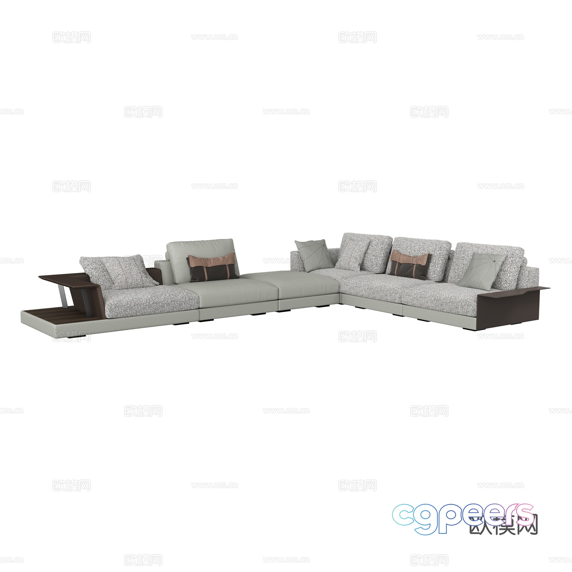 Modern L shaped sofa corner sofa 3d model Modern L shaped sofa corner sofa 3d model