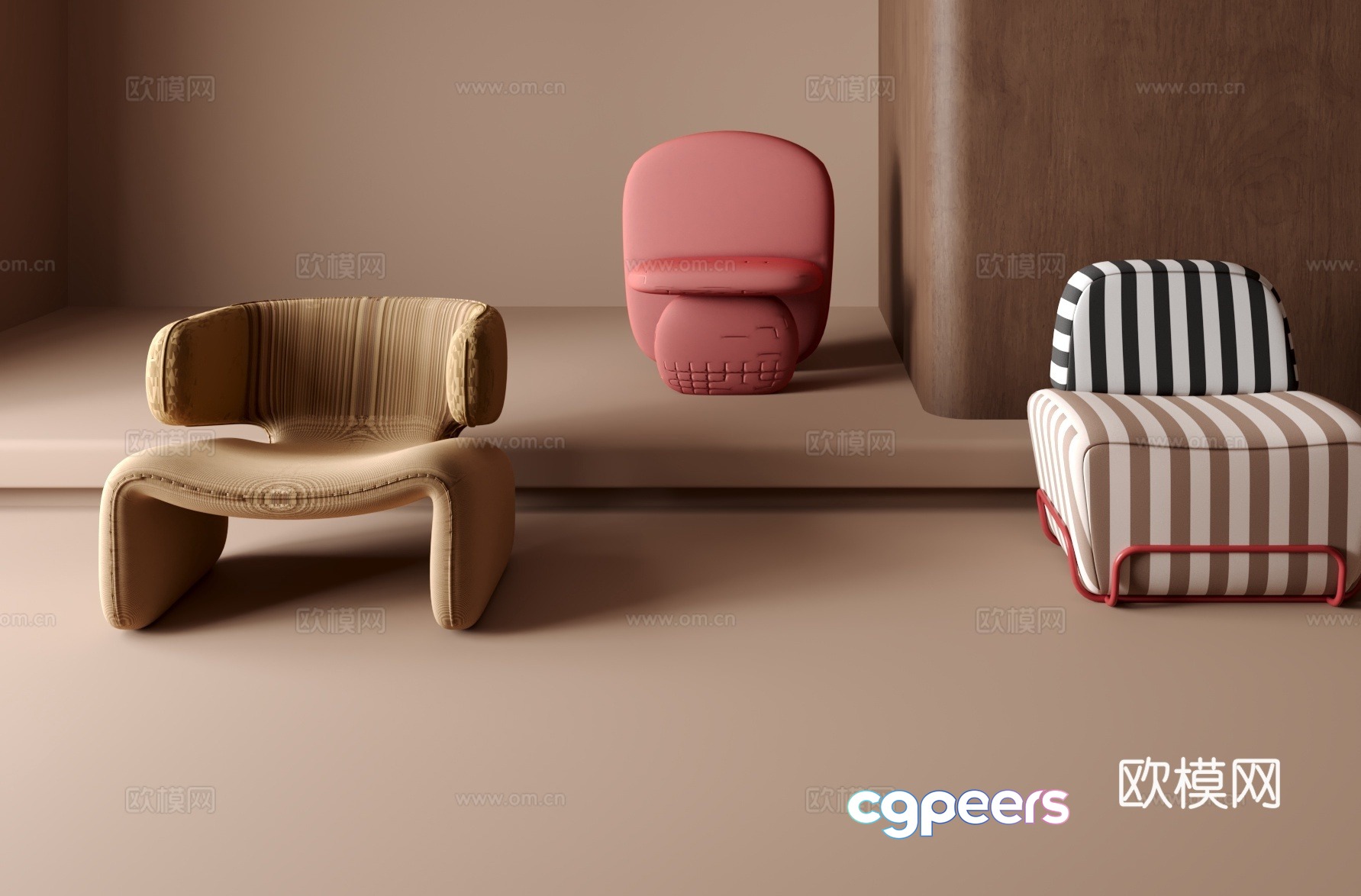 Single sofa 3d model Single sofa 3d model