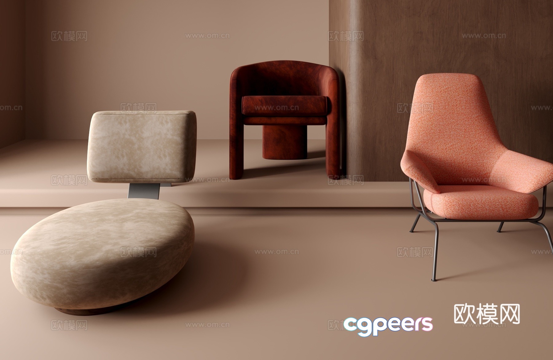 Single sofa 3d model Single sofa 3d model
