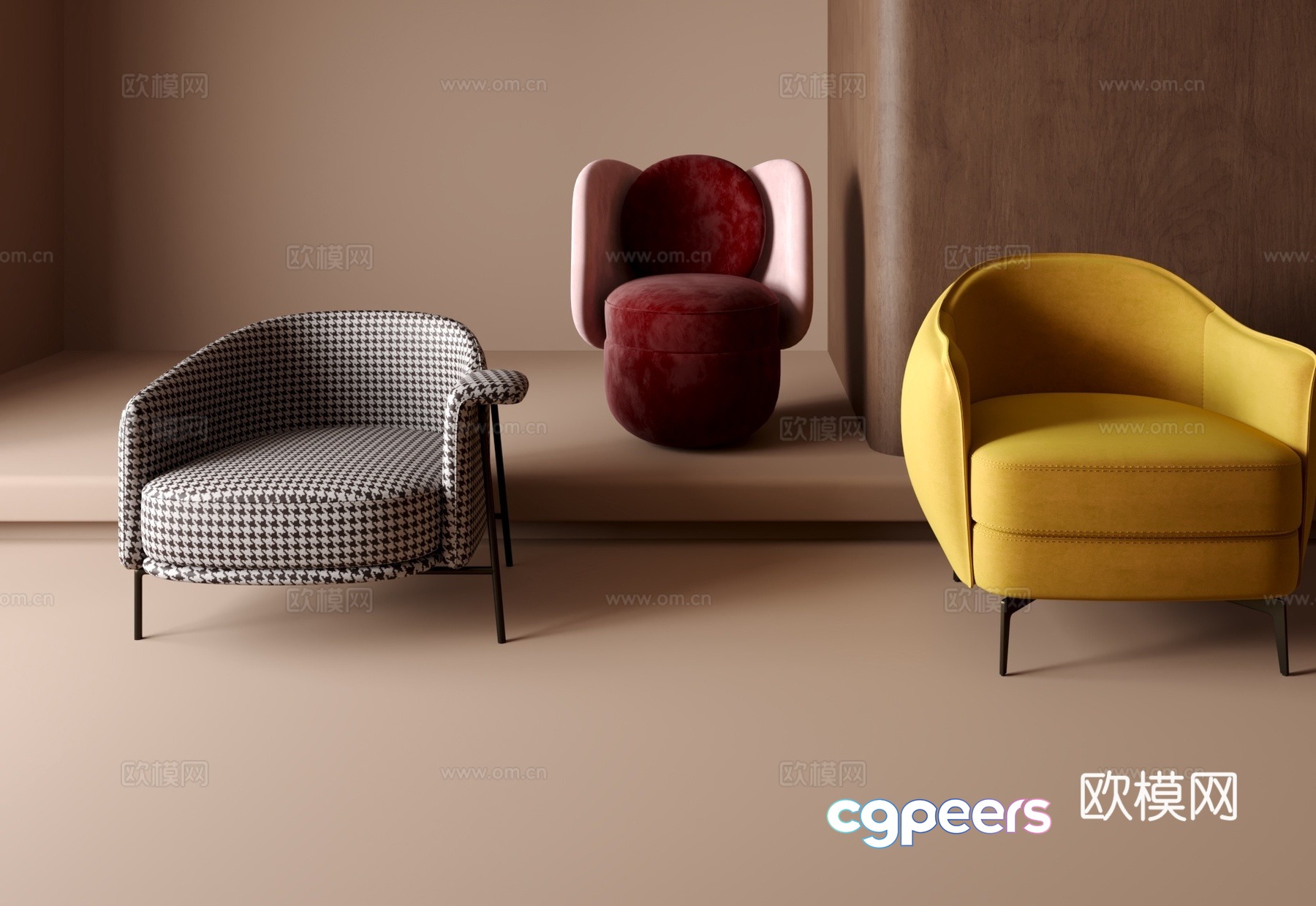 Single sofa 3d model Single sofa 3d model