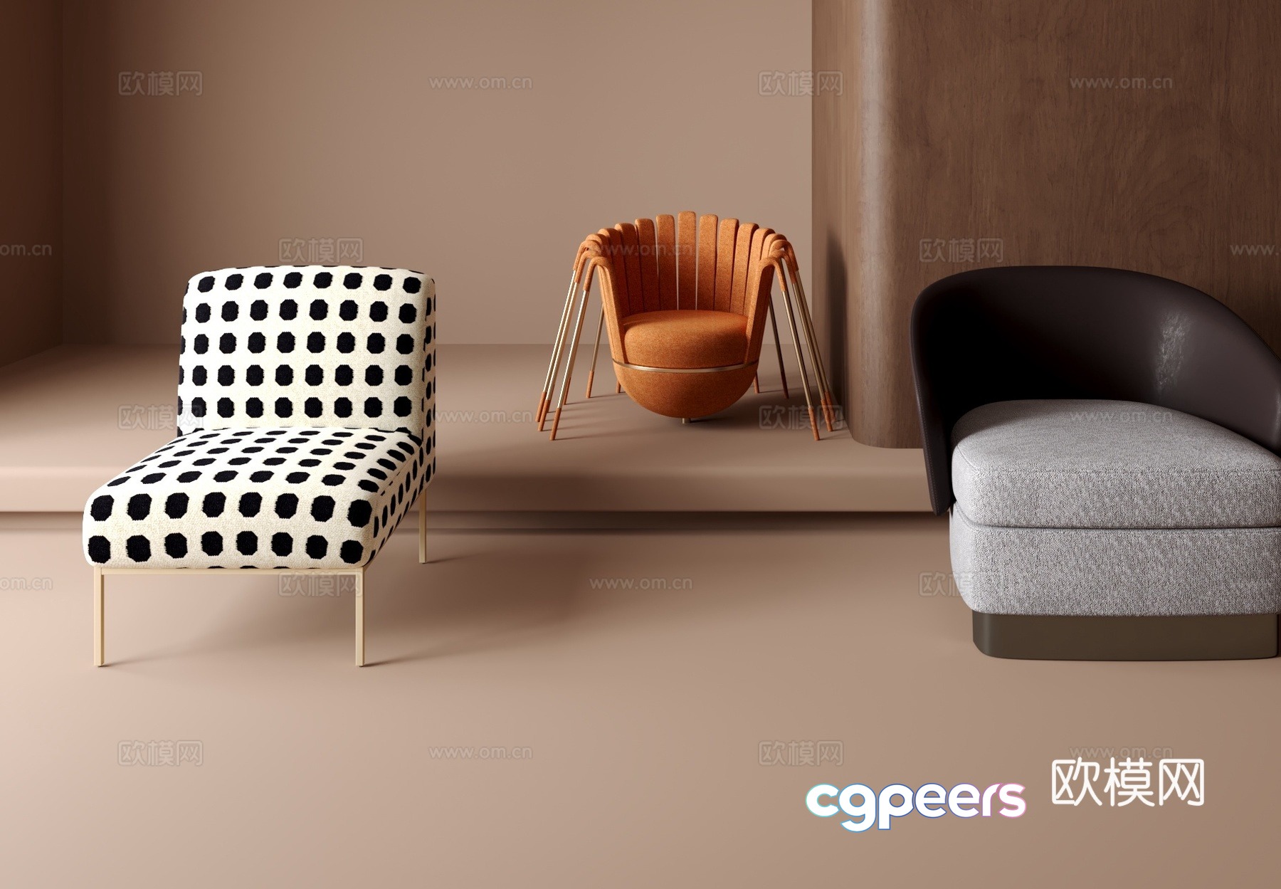 Single sofa 3d model Single sofa 3d model