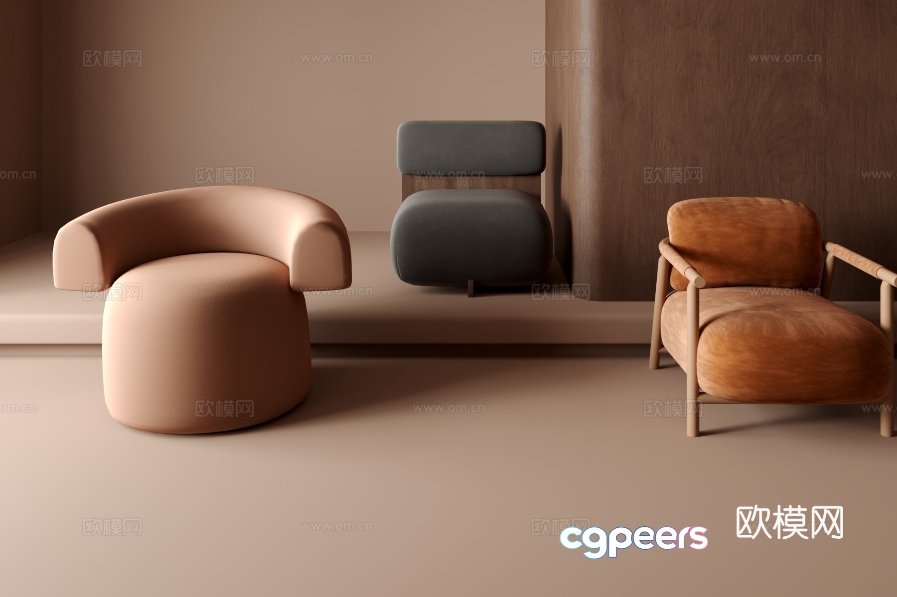 Single sofa 3d model Single sofa 3d model