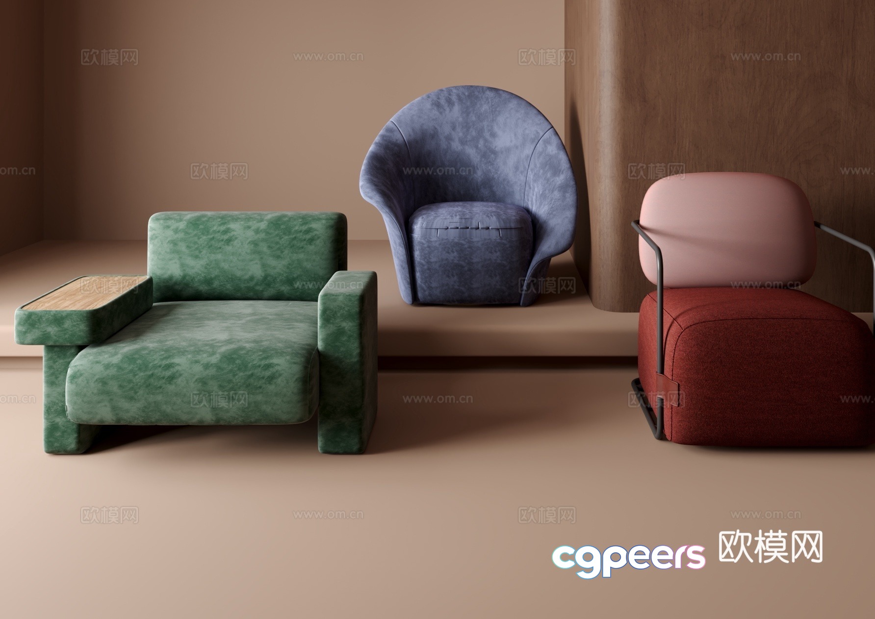 Single sofa 3d model Single sofa 3d model
