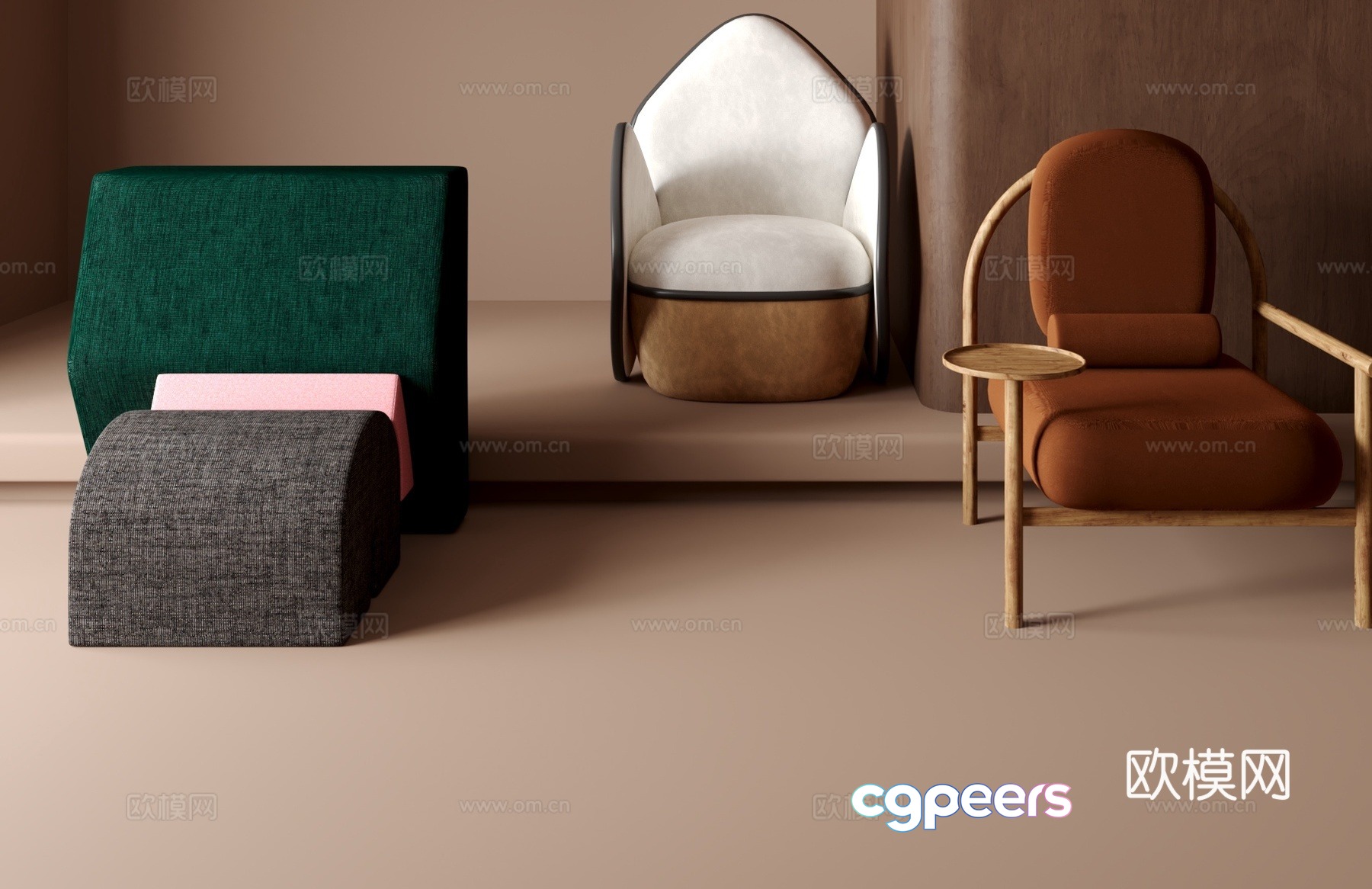 Single sofa 3d model Single sofa 3d model