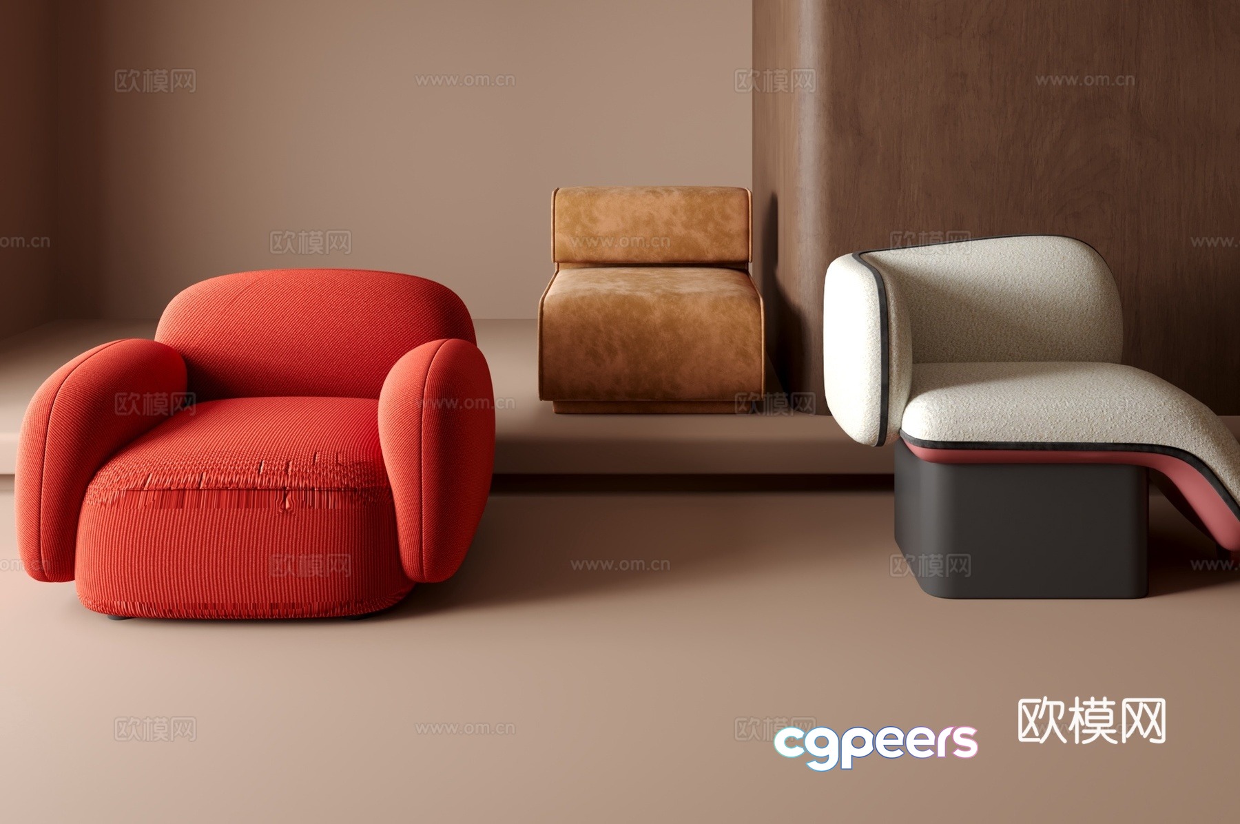 Single sofa 3d model Single sofa 3d model