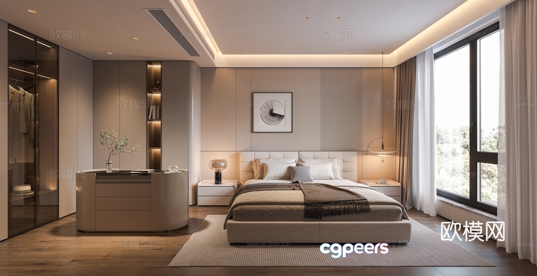 Modern bedroom master bedroom 3d model Modern bedroom master bedroom 3d model