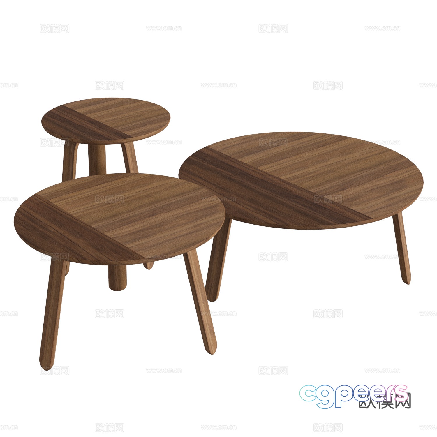 Modern coffee table table table round table 3d model Modern coffee table table table round table 3d model