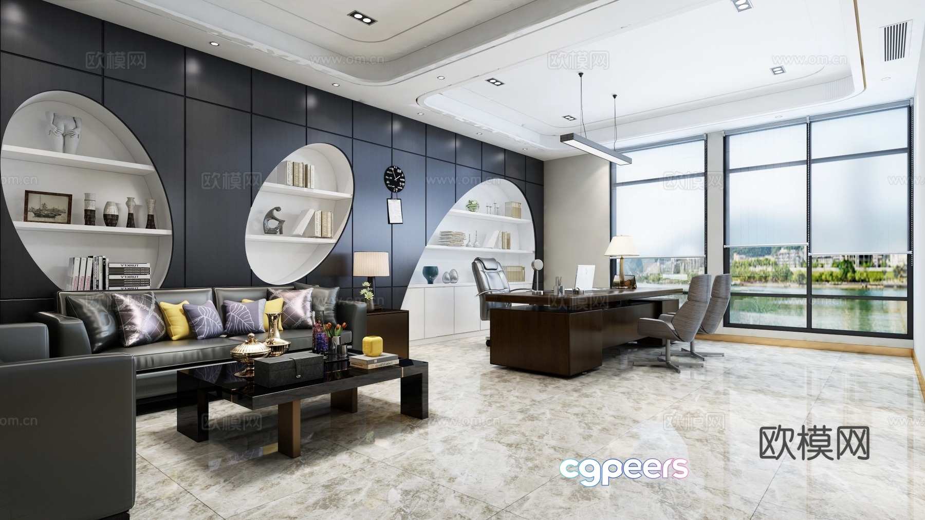 General Manager’s Room Chairman’s Room 3D model General Manager’s Room Chairman’s Room 3D model