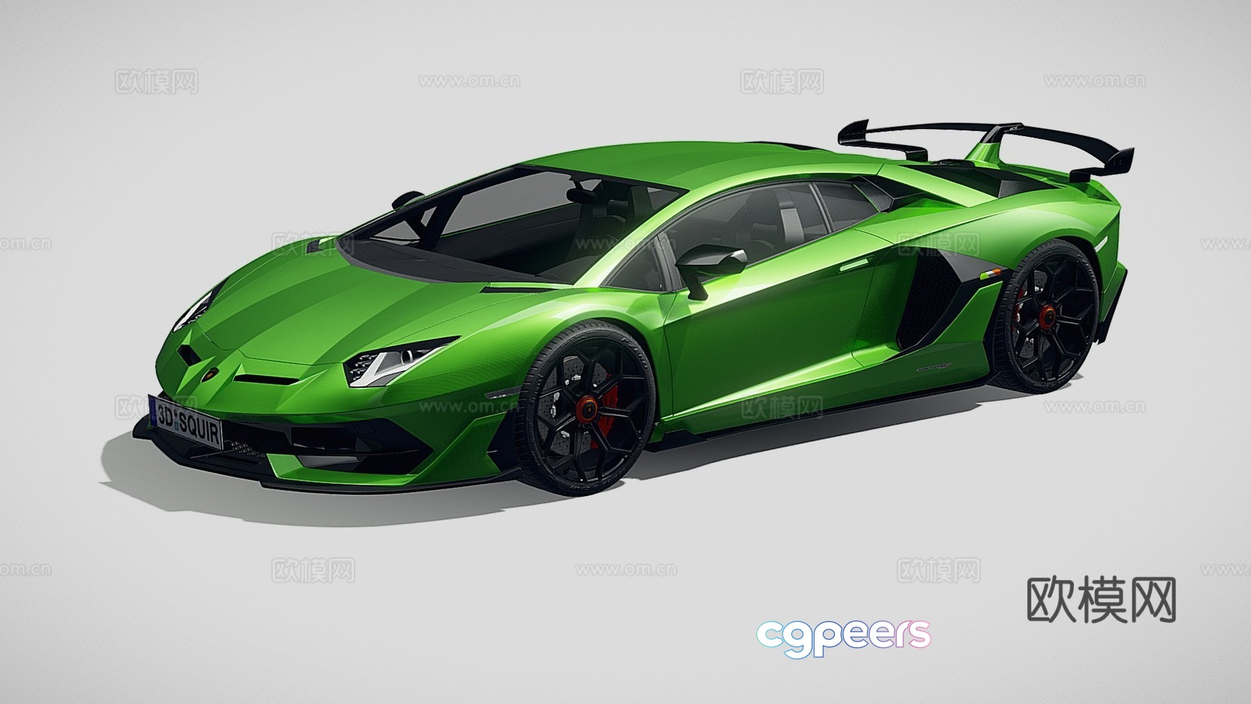 Lamborghini Aventador SVJ 2019 sports car 3d model Lamborghini Aventador SVJ 2019 sports car 3d model