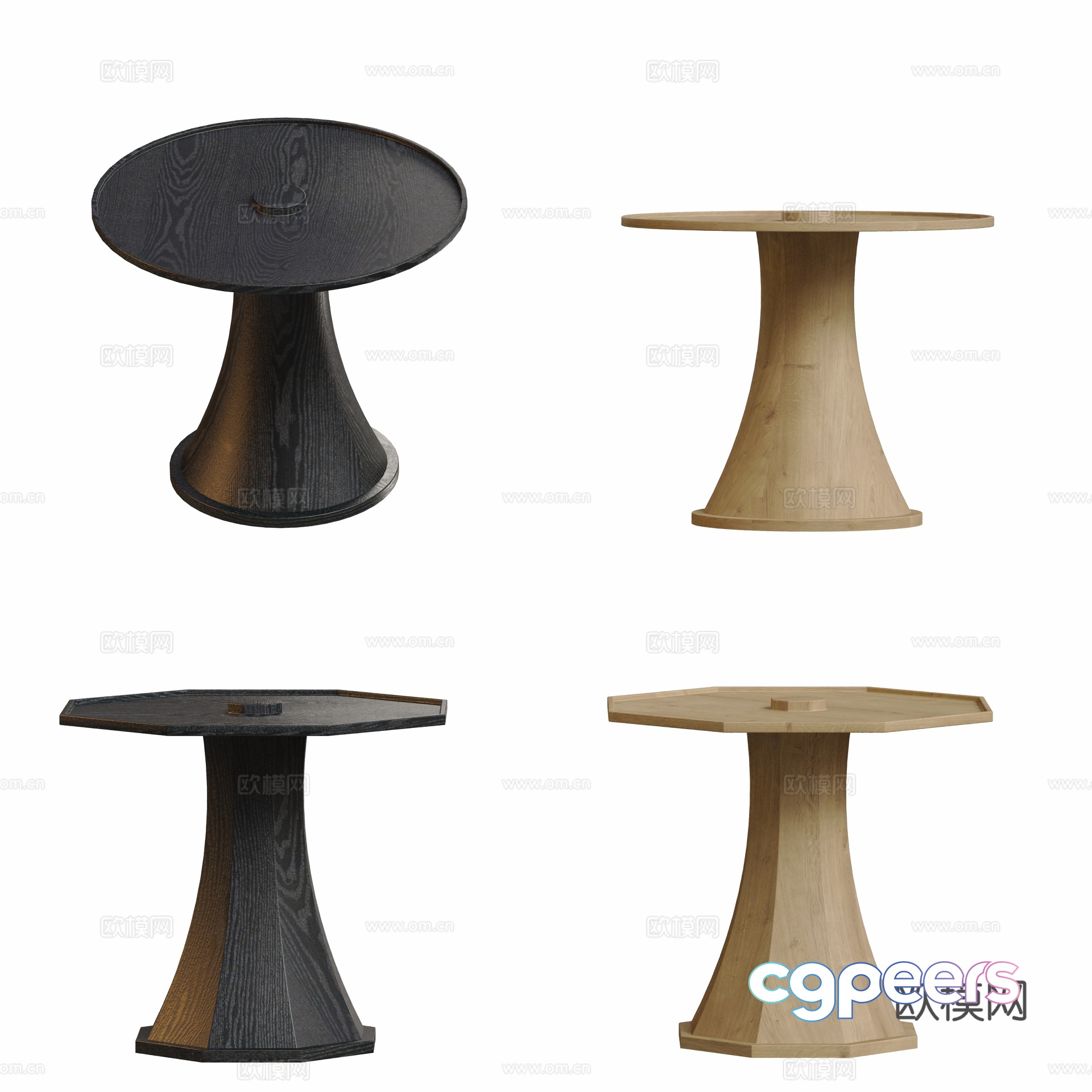 Modern round table corner table side table 3D model Modern round table corner table side table 3D model