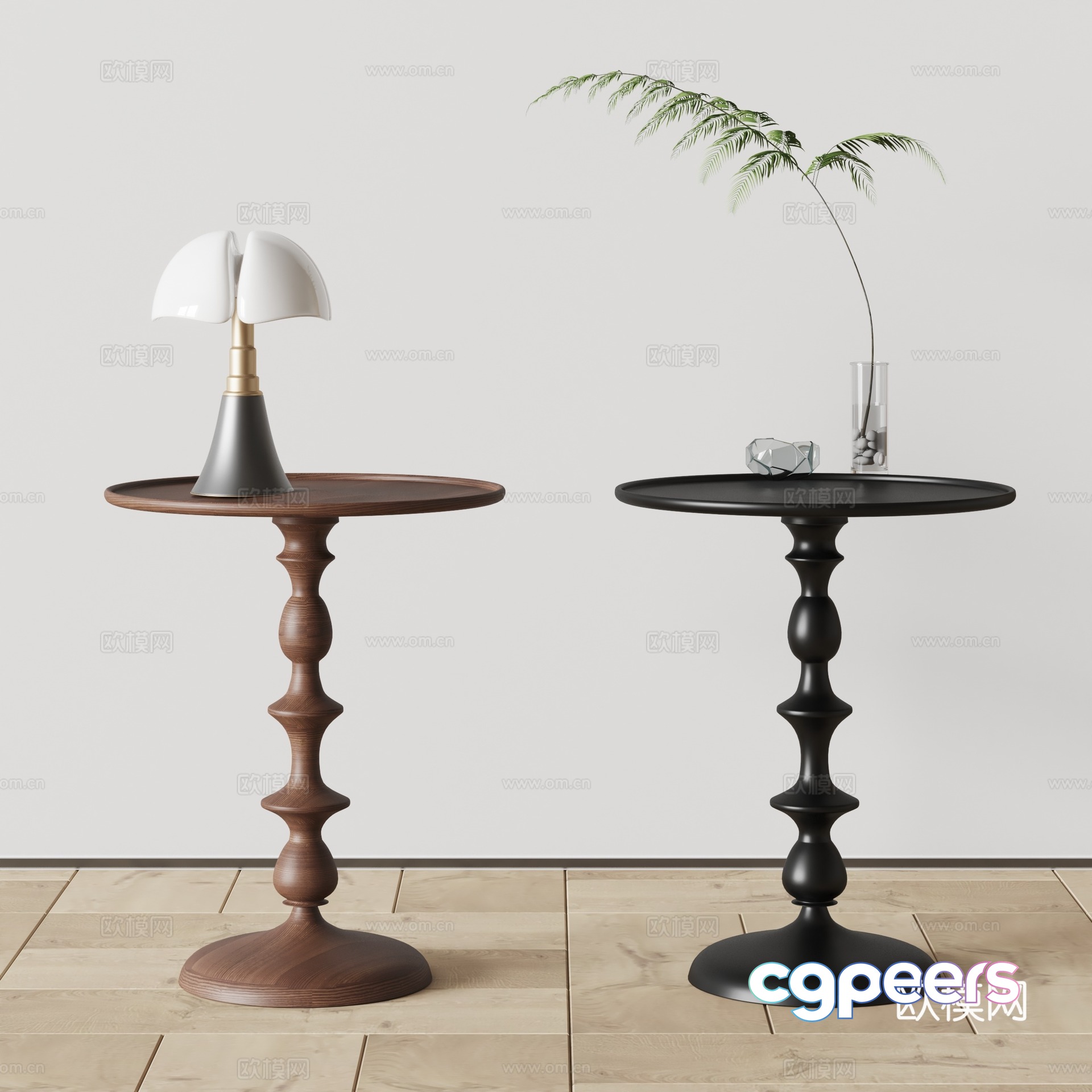 Tradition modern side table corner table round table table table 3d model Tradition modern side table corner table round table table table 3d model