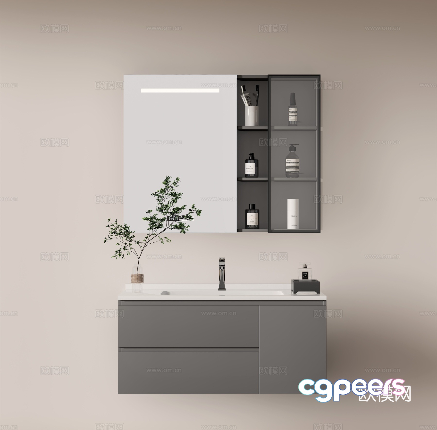 Modern wash basin wash basin 3d model Modern wash basin wash basin 3d model