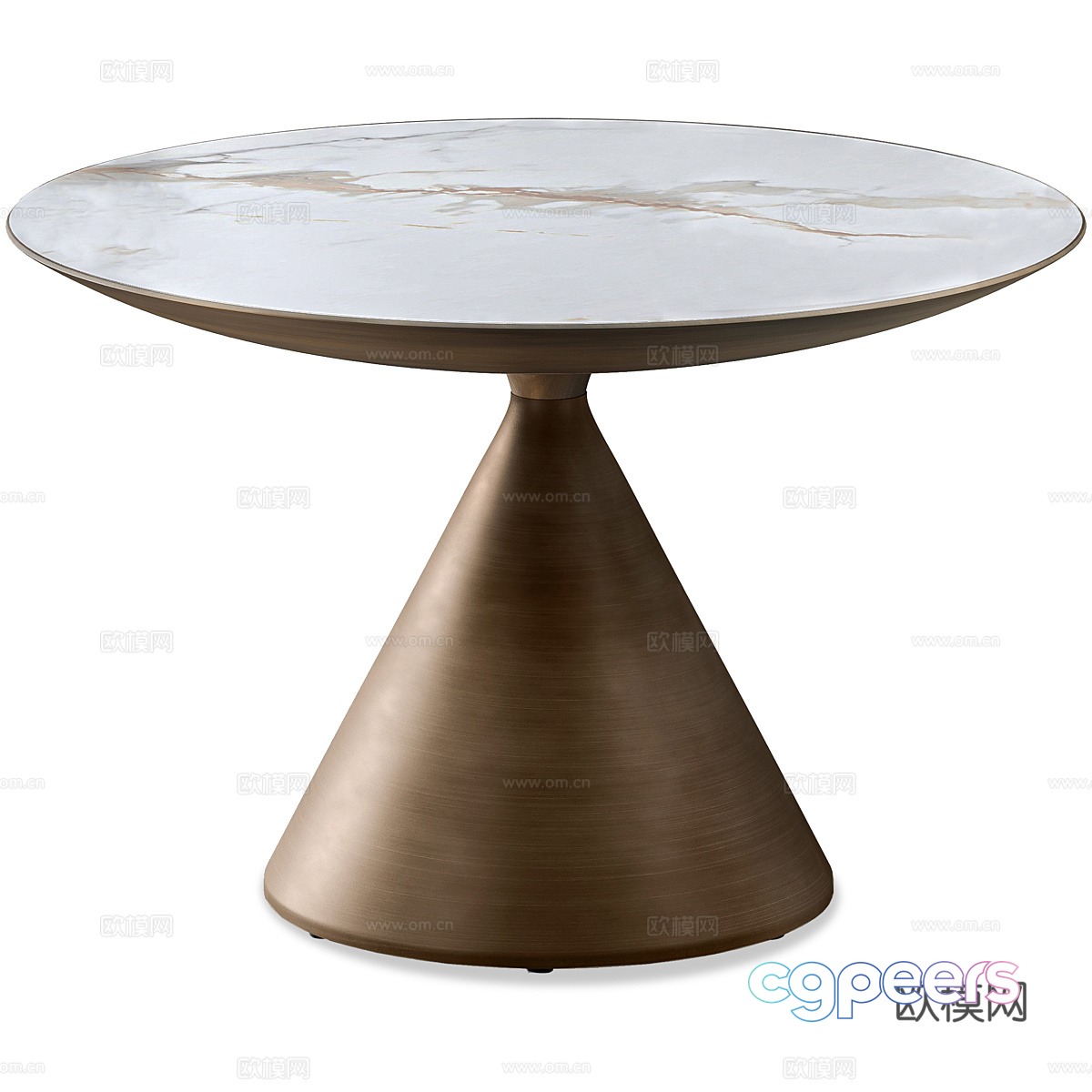 Modern dining table 3d model Modern dining table 3d model
