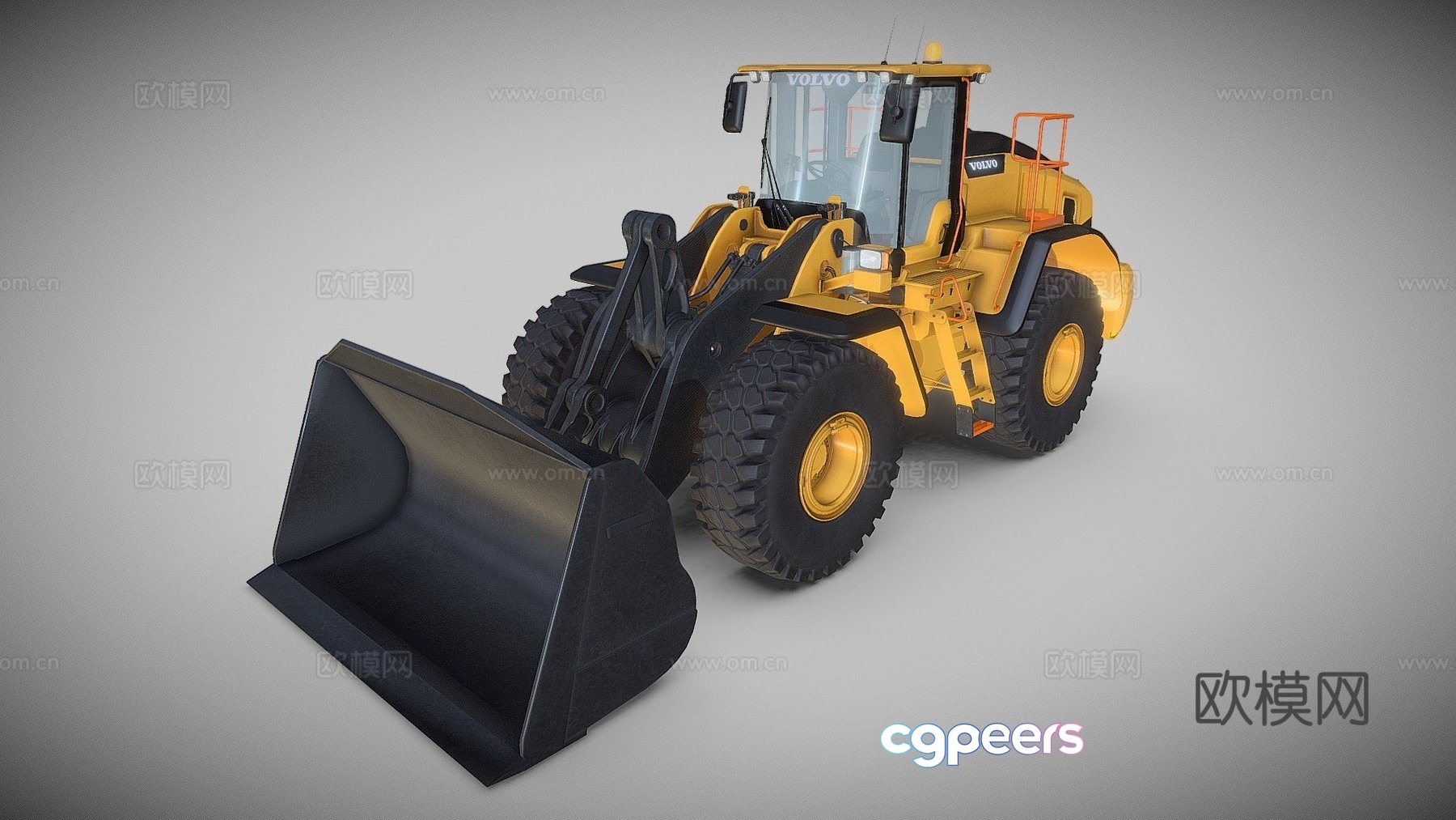 Volvo L220H bulldozer 3d model Volvo L220H bulldozer 3d model