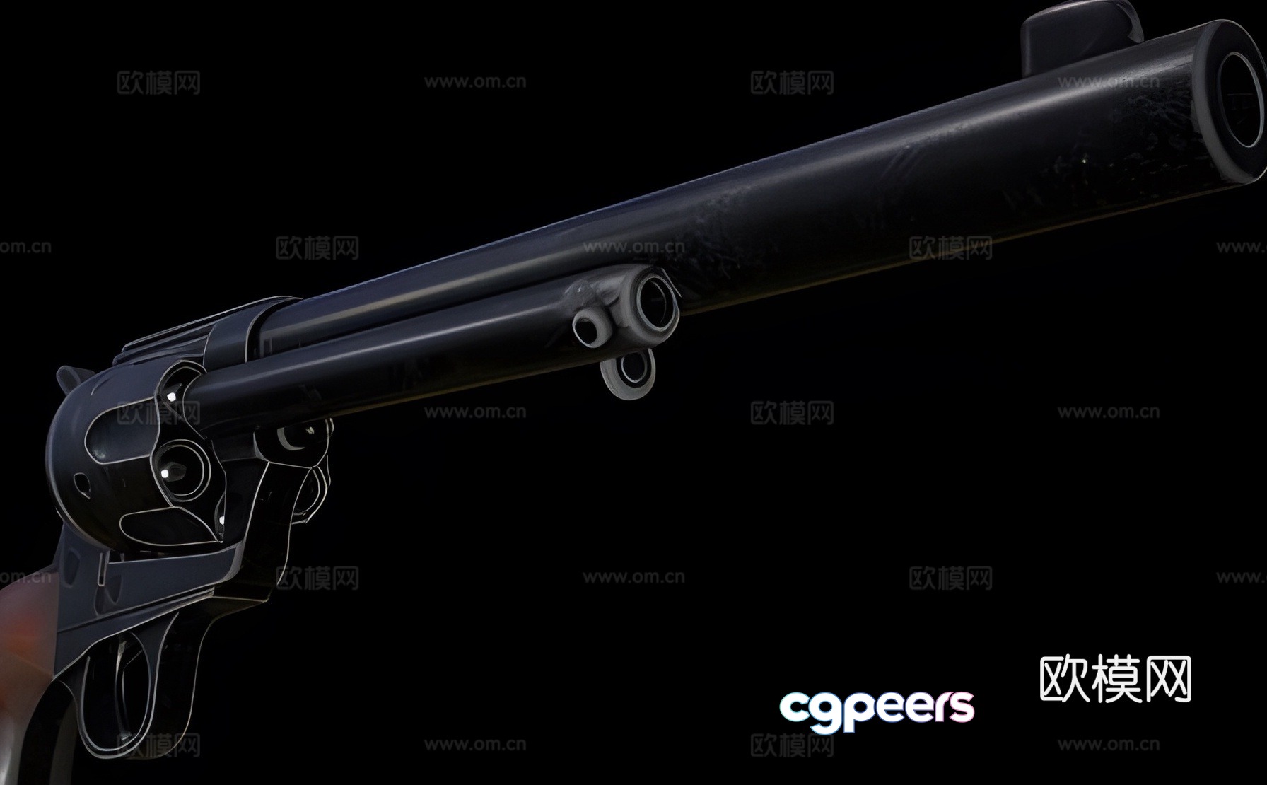 Pistol 3d model Pistol 3d model