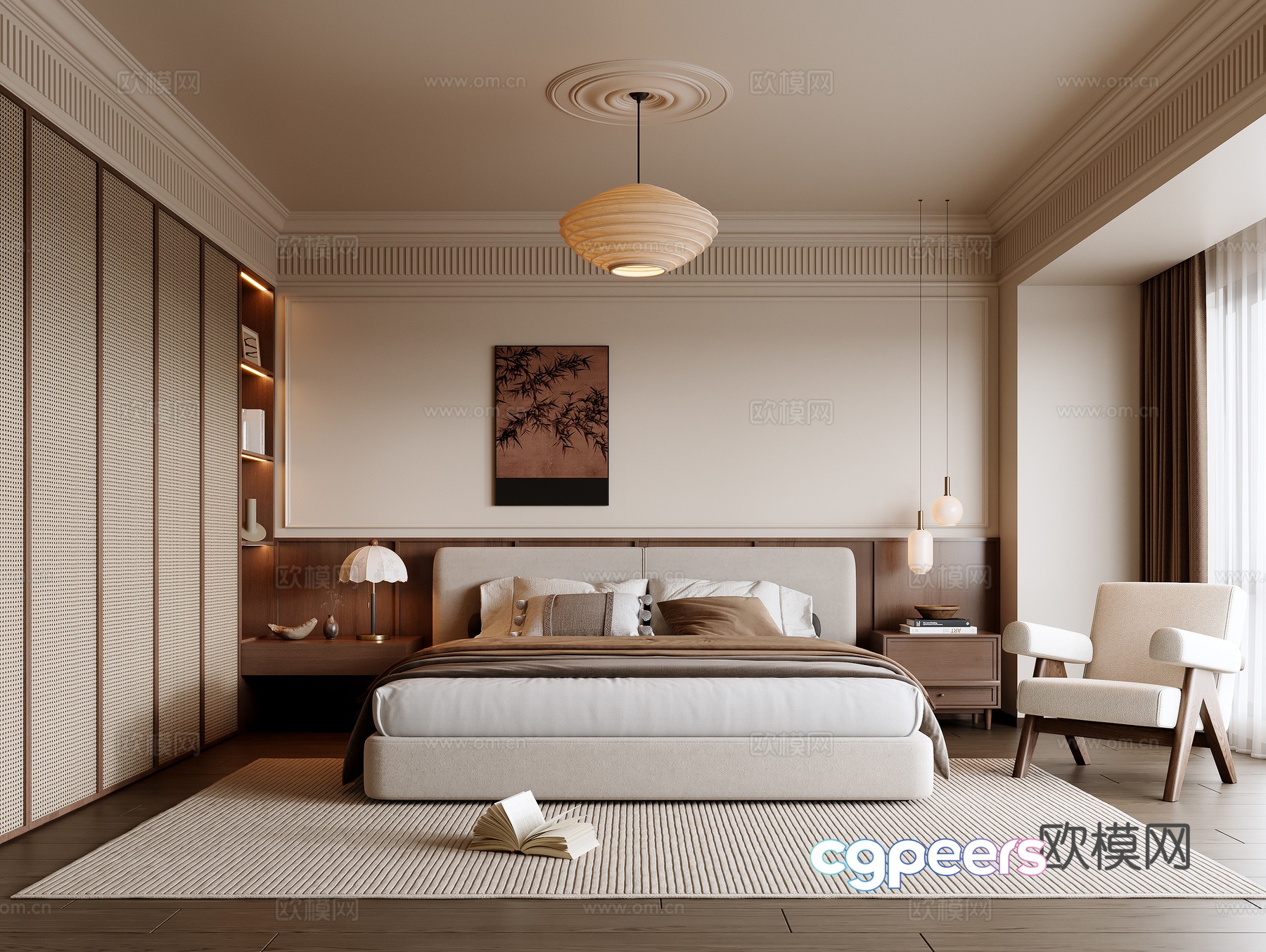 Medieval style bedroom master bedroom 3d model Medieval style bedroom master bedroom 3d model